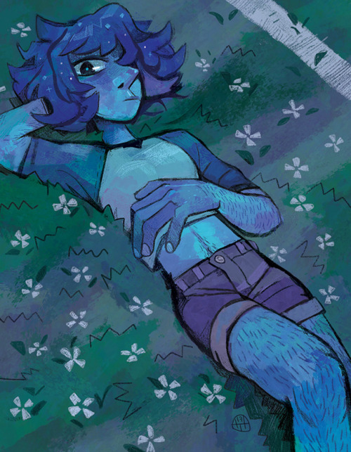 robogart:Found a Lapis I forgot to finish! I loved her Bob look <3