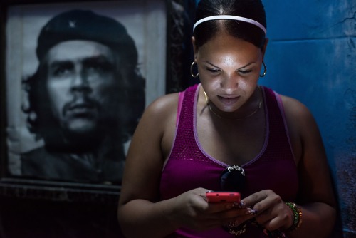 ‘The Arrival of Wi-Fi’ In Cuba, where the internet is still forbidden in private homes, the arrival 