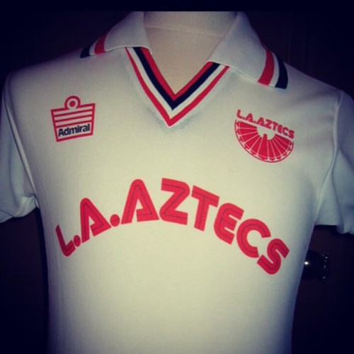 Admiral Los Angeles Aztecs 1977 Home Jersey - USED Condition (Great) - Size  M