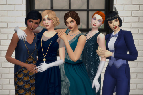 needleworkreve:Roaring Twenties Look BookGeneticsSqueamish Sims Beetle Eyes, Nesurii Calluna Skin,&n