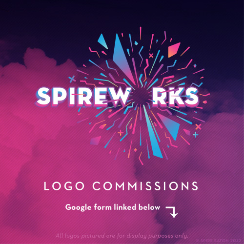 Hey friends, I offer logo commissions year-round. I’ve made logos for a variety of indie effor