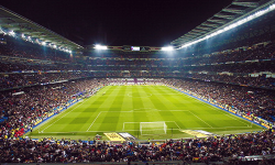  Real Madrid CF and FC Barcelona at Estadio