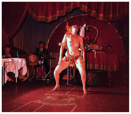 Lynne O’Neill      ..losing herself to the rhythm of the music!Photographed during a 50’s-era performance at ‘Georgia’s Blue Room’; located on 129 West 48th Street, in New York City..