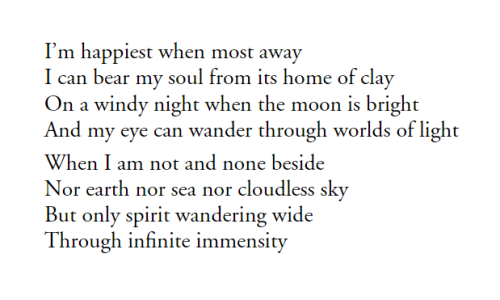 violentwavesofemotion: Emily Brontë, from The Selected Poems of E. B.; “The Prisoner (A F