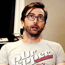 weeping-who-girl:David Tennant Looking Ridiculously Hot in That Dr. Pepper Shirt (x)