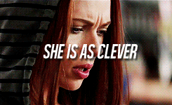 ussromanov:  &ldquo;So the girl is as clever as she is pretty.”