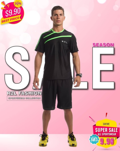 Super season sale on R2LFashion.Com All sportswear - $9.90 https://www.r2lfashion.com/collections 