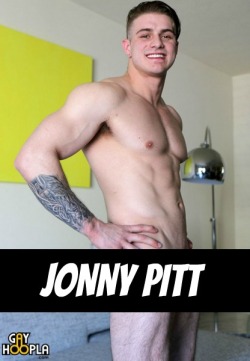 JONNY PITT at GayHoopla - CLICK THIS TEXT to see the NSFW original.  More men here: http://bit.ly/adultvideomen