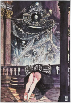 mortem-et-necromantia:Illustrations for Letters of a Portuguese Nun by Milo Manara.