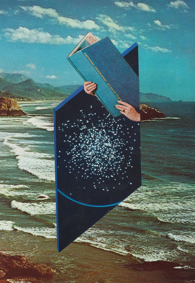 darksilenceinsuburbia:  Bryan Olson. Ultrastructures #3. Let It Drip. http://www.bryanolsoncollage.com/