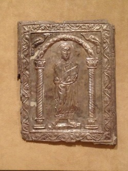 sedefscorner-blog:  The Peacock  Motif surviving through the centuries … Silver Plaque with Saint Paul, made about 550-600, Metropolitan Museum of Art Silver Plaque with Saint Peter, made about 550-600, Metropolitan Museum of Art Spandrel, 13th century,