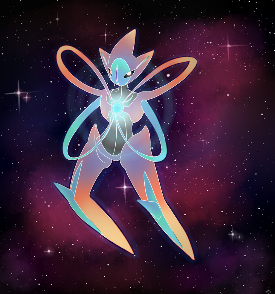 yammyarts:  Love that misunderstood alien sweetie &lt;3Deoxys Is not only my