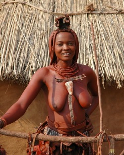 Yunnbou231:  アフリカ　ナミビアのヒンバ族 Himba People      Namibia