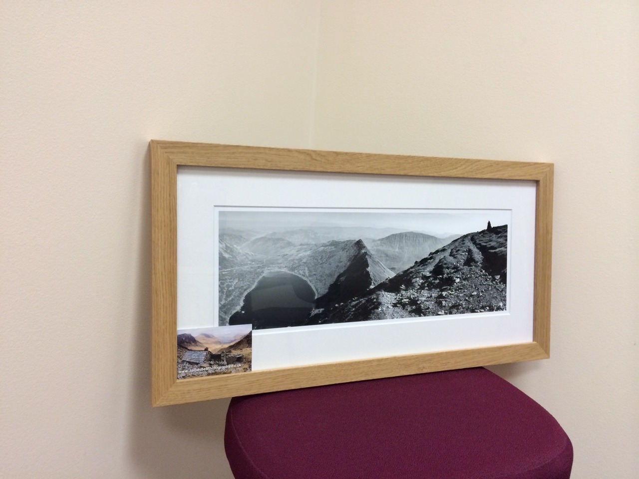 Striding Edge on Helvellyn 45cm print.