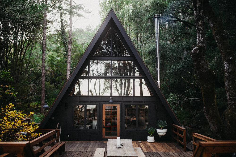 ð‚ðšð›ð¢ð§ ðð¨ð«ð§ â€” A-frame in West Marin, California A home, arts...