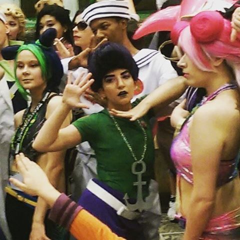 Kelsey took this picture of me at the jojo meet and it&rsquo;s killing me???