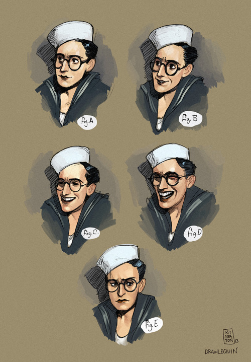 drawlequin: Here’s a little bit of Harold Lloyd for Amelia of haroldlloyds. With a little proc