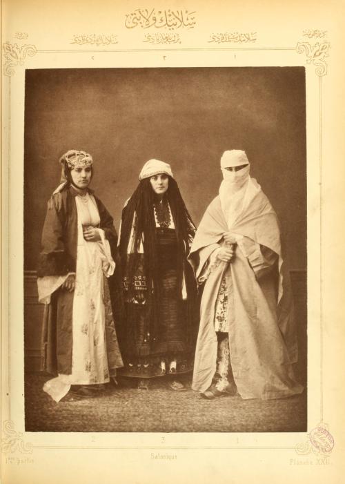 Les costumes populaires de la Turquie en 1873;Peasant man and woman from around Bursa (wearing weddi