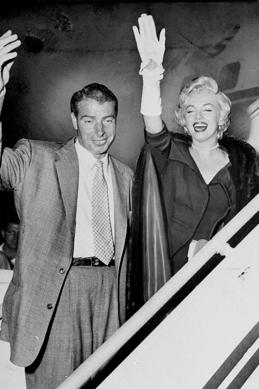 Perfectlymarilynmonroe — Marilyn Monroe And Joe Dimaggio Leaving New York...