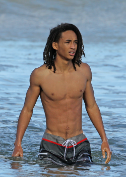 willowlover:    Jaden Smith at the beach in Hawaii.