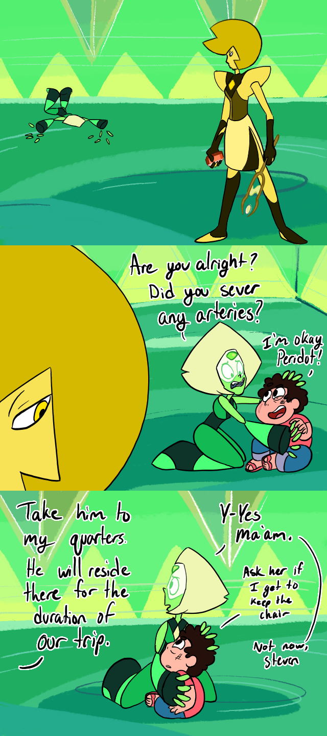 kibbles-bits:  New Home Part 11  End of Chapter 1 In exchange for Yellow Diamond’s