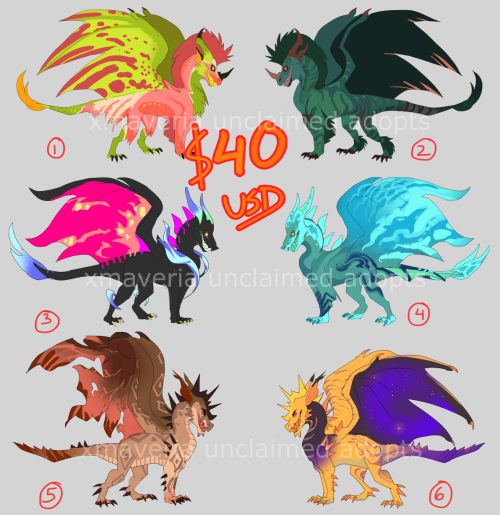 xmaveria: These dragons adopts have flown in to help with my fundraisingCommercial rights are availa