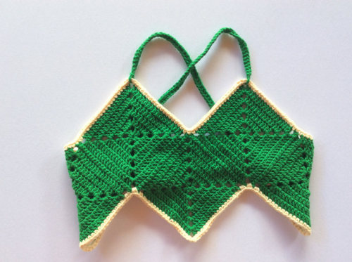 Emerald Green Crop Top // StitchDFactory