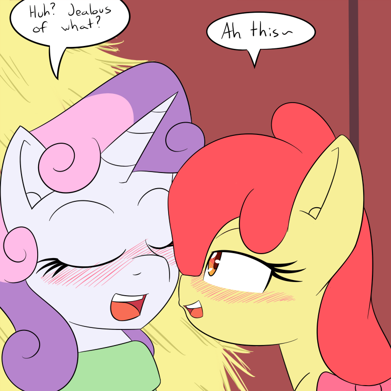 pervertedcmc:  Scootaloo’s thoughts in the last panel: Well, this was unexpected…and