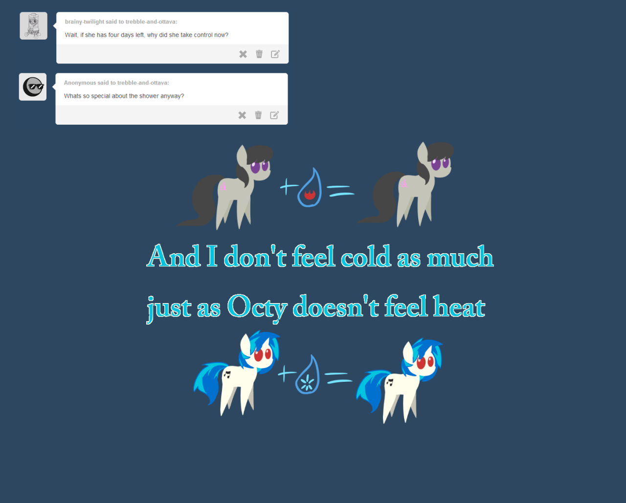 trebble-and-ottava:  ((Making pony minis is harder than it looks…))   owo