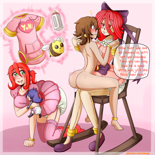 A commission for @yuhiote69~PART 02~!!!Featuring both my OC”s Aliza and Milly the Dollmaker!Enjoy~!h
