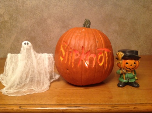 Porn I carved a Slipknot pumpkin!!! photos