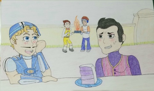 xzaria-drawings:Life in Lazytown