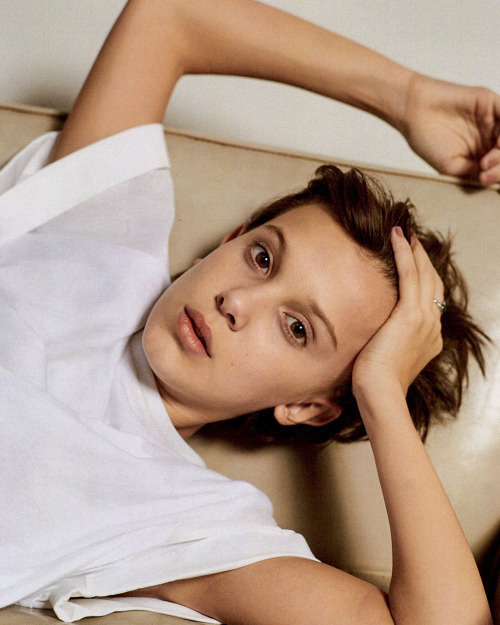 neondarkos:Millie Bobby Brown for Dazed & Confused Magazine (x)