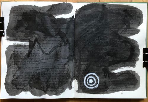 . sketchbook/journal pages (These are almost perfect) found book Oct 2019 . #journal #paintbook #art