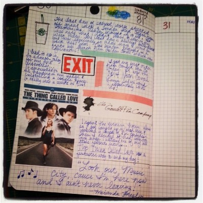 pinkpunkshelly:
“Trying out this new (to me) style of #journaling its kindof a daily smash book. #hobonichi I totally got the idea from @missvickybee2
”
