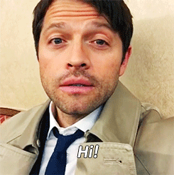 dr-johnwatson:Dean and Castiel try FaceTiming each other for the first time.
