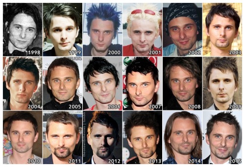 theonewiththevows: The Evolution of: Matthew Bellamy (Muse)