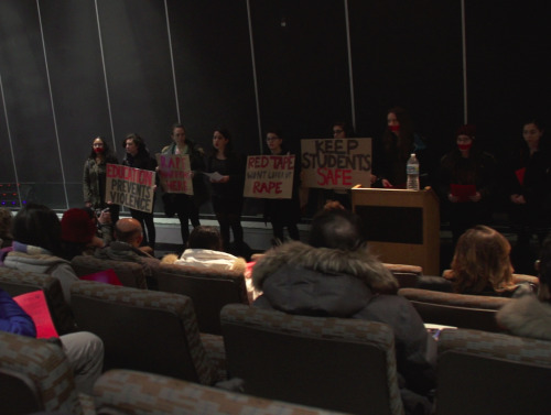 PHOTO OF THE DAY: ACTIVISTS WARN PROSPECTIVE COLUMBIA STUDENTS ABOUT RAPE MISHANDLING“Yesterda