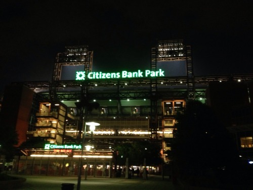 My night at the Phillies game.