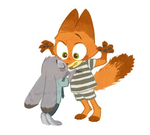 Porn photo underguo:ZOOTOPIA Nick&Judy and original