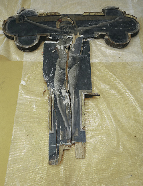speciesbarocus: Nicola di Ulisse - Crucifix. Recovered from the Abbazia di Sant'Eutizio, Preci.