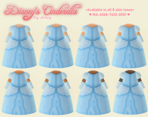  The first part in my inclusive Disney Princess project, dresses available in all eight skin tones. 