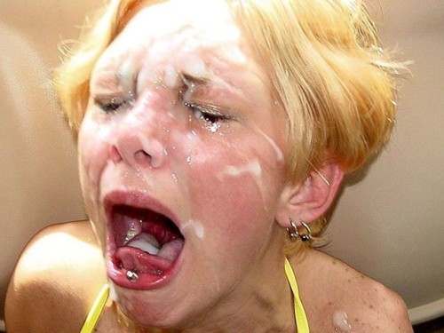 Teen girl surprise facial