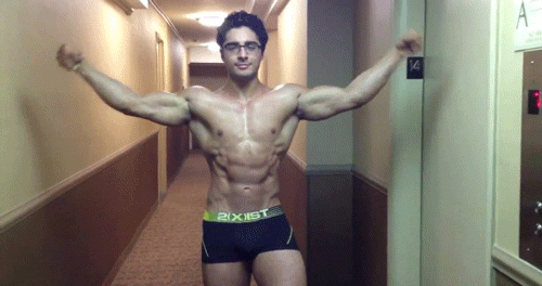 Sean Kaufman Why isn&rsquo;t dorm hallway flexing a thing! Also, something about