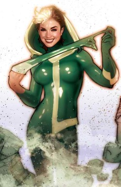 westcoastavengers:  Rogue by Adam Hughes