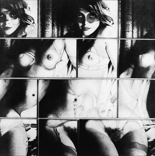 lamelancoly:   Robert Heinecken- Vary Clich/Fetishism; Vary Clich/Auto eroticism, 1970-1974 