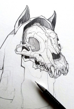 monsta-kid:  Wolf in Progress