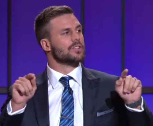  notashamedtobemen:  Australian rugby player Beau Ryan appears completely naked on The Footy Show. Ryan had promised that if New South Wales won the State of Origin Series, he would host the show naked. He kept his promise.  