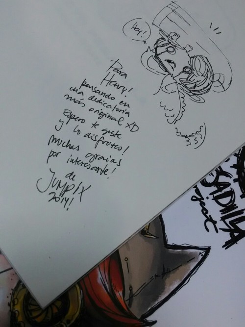 Jumpix, puro Talento chileno. Gracias por la dedicatoria.