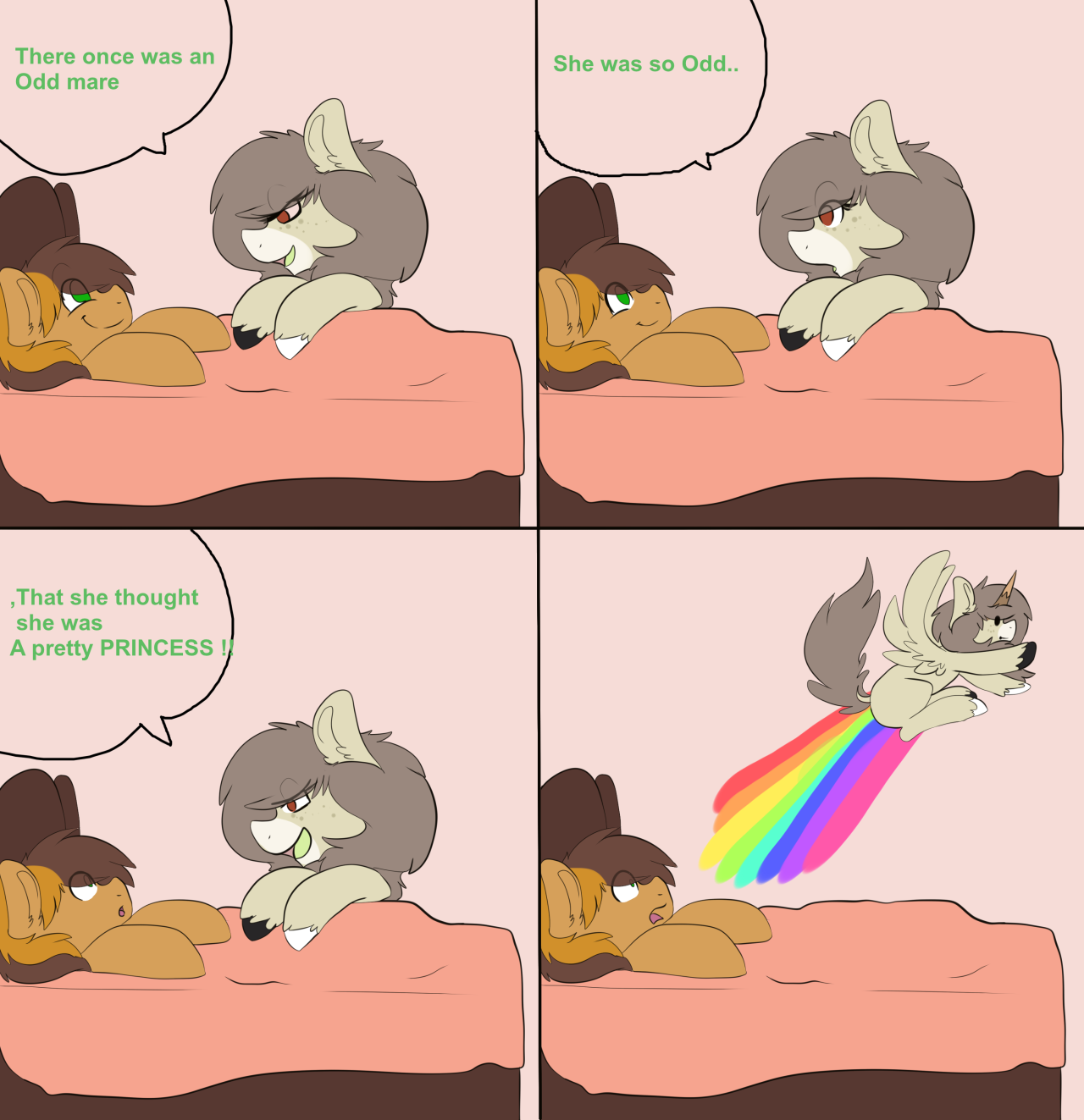 ask-oddends:  Ask # 255 Sweet dreams my children. Princess fluffy watches over. 